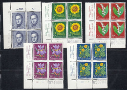 Switzerland 1961 Pro Juventute 5v Bl Of 4 (corners) ** Mnh (51640) - Sonstige & Ohne Zuordnung