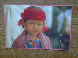 Népal , Portrait Of Young Chettri Girl In Traditional Dress - Népal