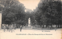 Villefagnan        16      Place Du Champ De Foire     (voir Scan) - Villefagnan