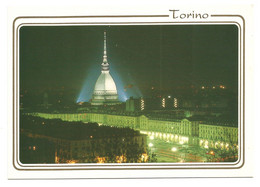 A4893 Torino - Mole Antonelliana - Panorama Notturno Notte Nuit Night Nacht Noche / Non Viaggiata - Mole Antonelliana