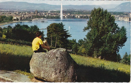 GENEVE. Vue Depuis Cologny Et La Pierre Biron - Cologny