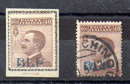 Italia Sellos Nº Yvert 5 (*) SIN GOMA (OHNE GUMMI); Nº Yvert 5a O - Stamps For Advertising Covers (BLP)