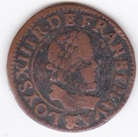 Double Tournois 1613 & Aix-en-Provence Grand Buste Enfantin Louis XIII - 1610-1643 Luis XIII El Justo