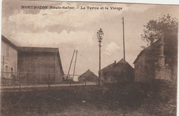 MONTBOZON   70  HAUTE SAONE  CPA SEPIA LE TERTRE ET LA VIERGE - Andere & Zonder Classificatie