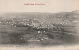 RONCHAMP   70  HAUTE SAONE  CPA VUE GENERALE - Andere & Zonder Classificatie