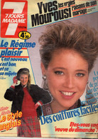 7 Jours Madame, 48 Pages, De 1985, Yves MOUROUSI, Coiffures Faciles, Régime Plaisir, Style Anglais, Cheveux, - Mode