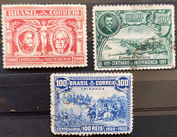 C 14 Brazil Stamp Centenary Of Independence Dom Pedro Jose Bonifacio 1922 Circulated - Andere & Zonder Classificatie