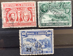 C 14 Brazil Stamp Centenary Of Independence Dom Pedro  Horse Ship 1922 1 Circulated - Andere & Zonder Classificatie