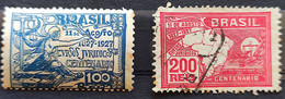 C 19 Brazil Stamp Centenary Of The Legal Courses Juridical Map 1927 3 Circulated - Autres & Non Classés