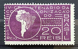 C 41 Brazil Stamp Sao Vicente Foundation Map Tordesilhas Treated Portugal 1932 3 - Autres & Non Classés