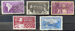 C 41 Brazil Stamp Fundacao Sao Vicente Martim Afonso De Souza Map Indian 1932 1 Circulated - Otros & Sin Clasificación