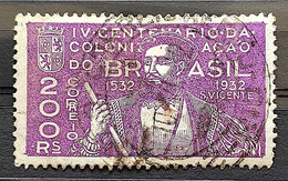 C 43 Brazil Stamp Sao Vicente Foundation Portugal Martim Afonso De Souza 1932 5 Circulated - Other & Unclassified