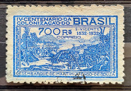 C 45 Brazil Stamp Sao Vicente Foundation Portugal Martim Afonso De Souza 1932 3 Circulated - Other & Unclassified