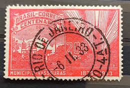 C 57 Brazil Stamp Centenary Vassouras Church Religion 1933 2 Circulated - Other & Unclassified