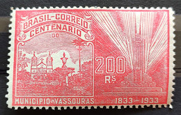 C 57 Brazil Stamp Centenary Vassouras Church Religion 1933 7 - Other & Unclassified