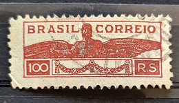 C 64 Brazil Stamp Pro Airports Surcharge Airplane Aviation 1933 4 Circulated - Altri & Non Classificati
