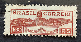 C 64 Brazil Stamp Pro Airports Surcharge Airplane Aviation 1933 5 Circulated - Other & Unclassified