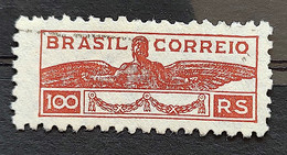 C 64 Brazil Stamp Pro Airports Surcharge Airplane Aviation 1933 6 Circulated - Autres & Non Classés