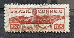 C 64 Brazil Stamp Pro Airports Surcharge Airplane Aviation 1933 11 Circulated - Autres & Non Classés