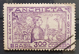 C 75 Brazil Stamp  Jose De Anchieta Religion Church Religion 1934 2 Circulated - Other & Unclassified