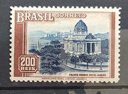 C 119 Brazil Stamp Tourist Advertising Tourism Monroe Palace 1937 4 - Autres & Non Classés
