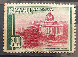 C 122 Brazil Stamp Tourist Advertising Tourism Monroe Palace 1937 2 - Autres & Non Classés