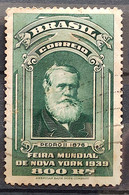 C 140 Brazil Stamp  New York World's Fair Dom Pedro II 1939 1 Circulated - Other & Unclassified