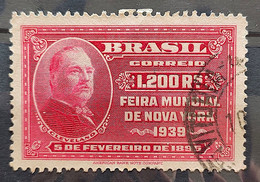 C 141 Brazil Stamp  New York World's Fair President Cleveland 1939 3 Circulated - Other & Unclassified