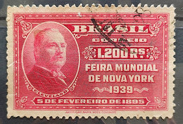 C 141 Brazil Stamp  New York World's Fair President Cleveland 1939 4 Circulated - Other & Unclassified