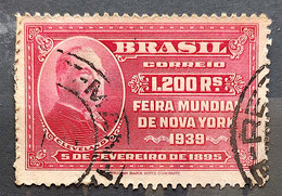 C 141 Brazil Stamp  New York World's Fair President Cleveland 1939 9 Circulated - Sonstige & Ohne Zuordnung