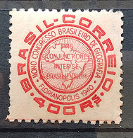 C 151 Brazil Stamp Brazilian Congress Of Geography Florianopolis Map 1940 2 - Altri & Non Classificati