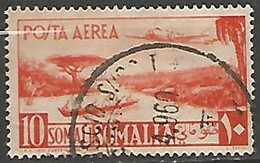 SOMALIE ITALIENNE / POSTE AERIENNE  N° 40 OBLITERE - Somalië