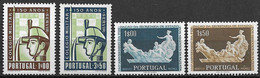 Portugal - 1954 - 150th Anniv Of The Foundation Of The State Secretariat For Finance Affairs & The Military College MNH - Neufs