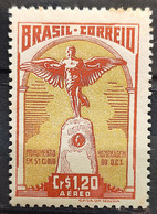 A 62 Brazil Stamp Air Monument Tribute A Santos Dumont France 1947 3 - Otros & Sin Clasificación