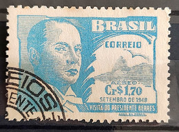 A 68 Brazil Stamp Air President Battle Berres Do Uruguay 1948 Circulated 2 - Sonstige & Ohne Zuordnung