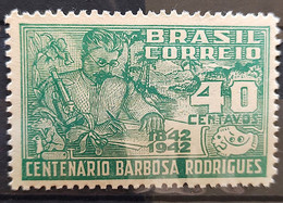 C 187 Brazil Stamp Centenary Barbosa Rodrigues Botany Science Flora 1943 2 - Sonstige & Ohne Zuordnung