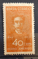 C 188 Brazil Stamp Centenary Painter Pedro Americo Art Painting 1943 2 - Other & Unclassified