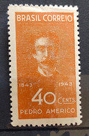 C 188 Brazil Stamp Centenary Painter Pedro Americo Art Painting 1943 3 - Other & Unclassified