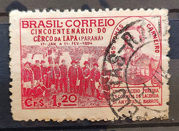 C 189 Brazil Stamp Fifty Years Siege Of Lapa Parana Militar 1944 1 Circulated - Other & Unclassified