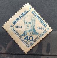 C 194 Brazil Stamp Martim Francisco Ribeiro De Andrada Politics 1945 4 - Sonstige & Ohne Zuordnung