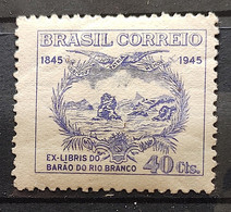 C 197 Brazil Stamp Centenary Barao Do Rio Branco Diplomacy Rights 1945 - Sonstige & Ohne Zuordnung