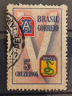 C 210 Brazil Stamp Brazilian Expeditionary Force FEB Militar V Of The Victory Snake 1945 Circulated 6 - Sonstige & Ohne Zuordnung