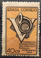 C 215 Brazil Stamp Congress UPAEP Postal Union Of The Americas And Spain 1946 1 - Other & Unclassified