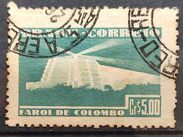 C 222 Brazil Stamp Pro Construction Lighthouse Colombo 1946 1 Circulated - Sonstige & Ohne Zuordnung