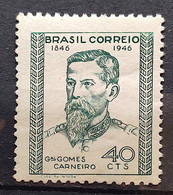 C 225 Brazil Stamp General Gomes Carneiro Militar 1946 2 - Sonstige & Ohne Zuordnung