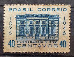 C 226 Brazil Stamp Brazilian Academy Of Letters Literature Architecture 1946 2 - Other & Unclassified