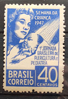 C 234 Brazil Stamp Children's Week Pediatrics Healthy 1947 2 - Other & Unclassified