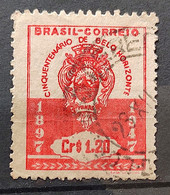 C 236 Brazil Stamp Belo Horizonte Coat Of Arms 1947 7 Circulated - Sonstige & Ohne Zuordnung