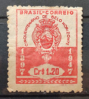 C 236 Brazil Stamp Belo Horizonte Coat Of Arms 1947 10 - Andere & Zonder Classificatie