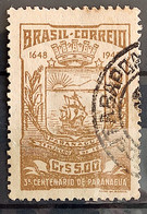 C 238 Brazil Stamp Tercentenary Paranagua Ship 1948 2 Circulated - Other & Unclassified